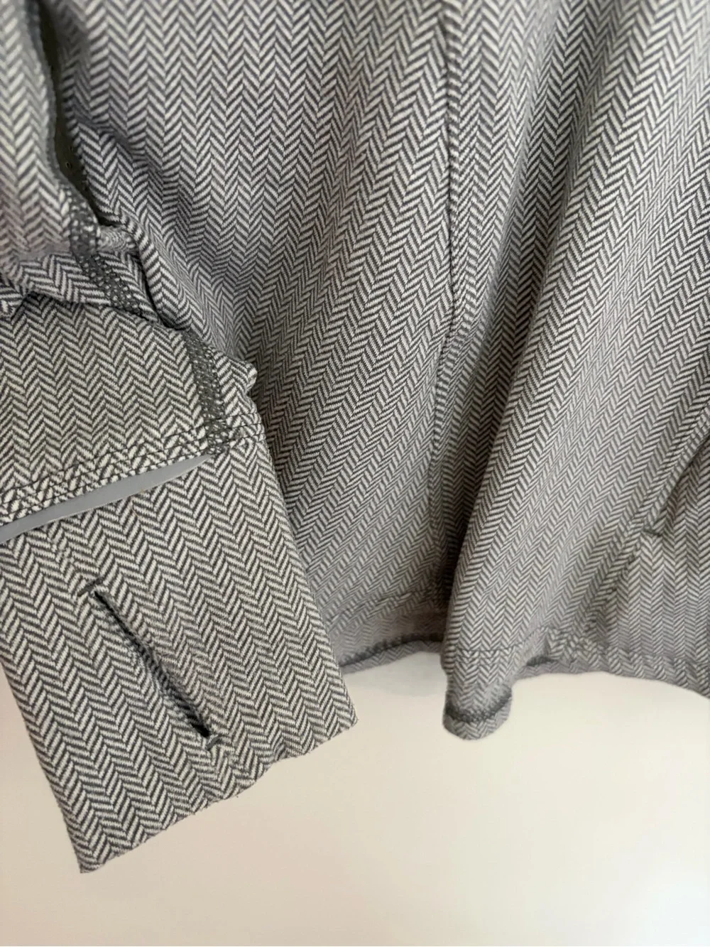 lululemon athletica Light Gray Half-Zip Jacket